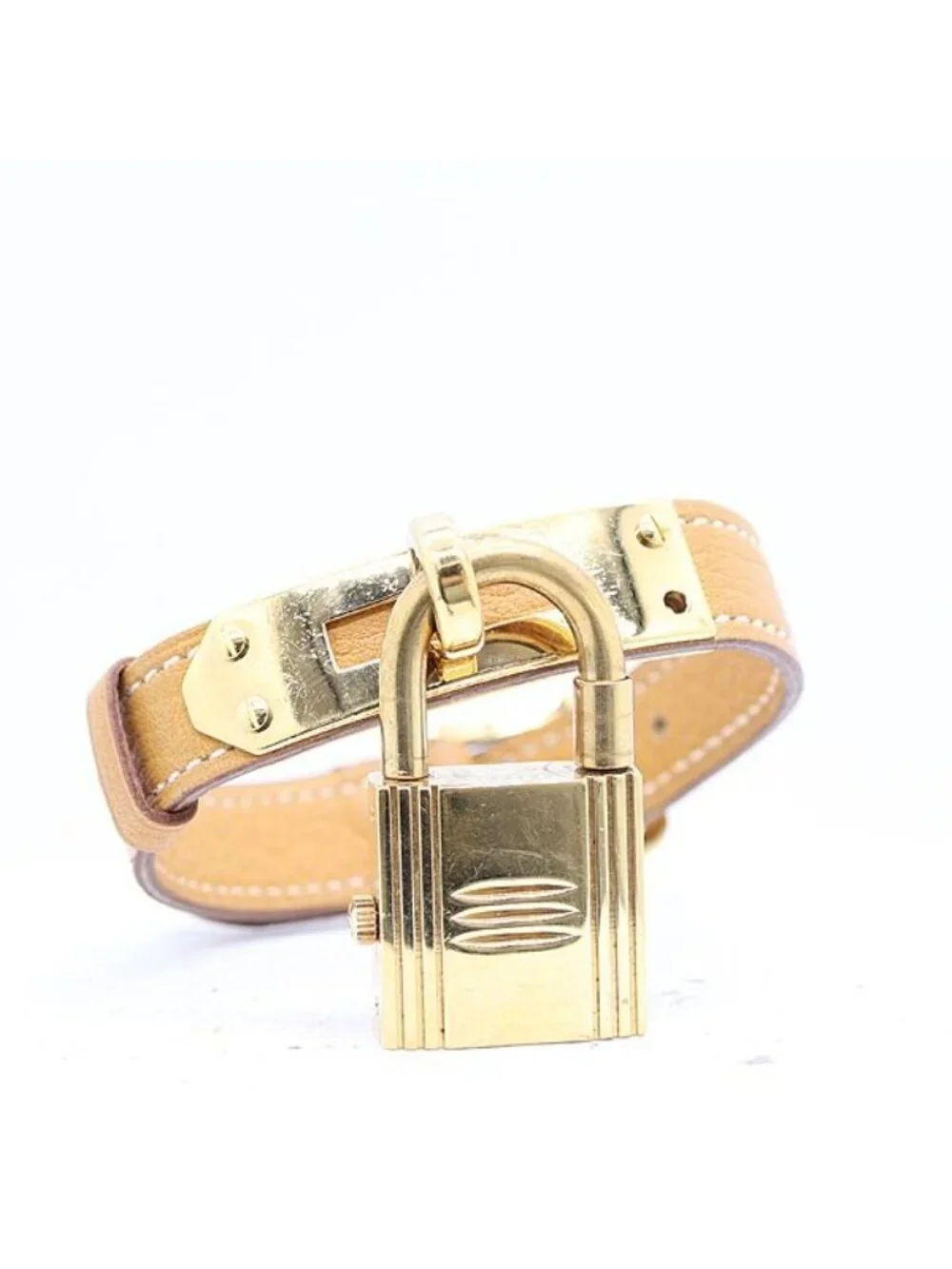 Hermes Kelly Watch Gold Dial